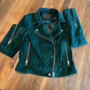 Gorgeous suede moto jacket